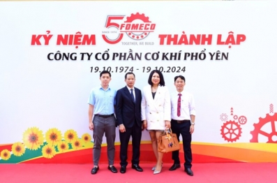 CÔNG TY TNHH TUYẾT NGA THAM DỰ LỄ KỶ NIỆM 50 NĂM THÀNH LẬP CÔNG TY CP CƠ KHÍ PHỔ YÊN (FOMECO)