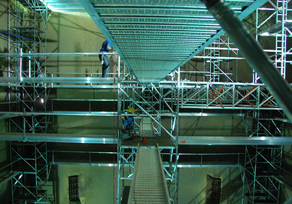 Special scaffolding tower