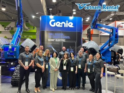 ĐẠI DIỆN VIETNAM RENTAL – CÔNG TY TNHH TUYẾT NGA THAM DỰ TRIỂN LÃM “HIRE24 BRISBANE” VÀ LÀM VIỆC VỚI HÃNG GENIE TẠI ÚC