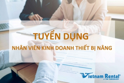 TUYỂN DỤNG: NHÂN VIÊN KINH DOANH THIẾT BỊ NÂNG CHUYÊN DỤNG